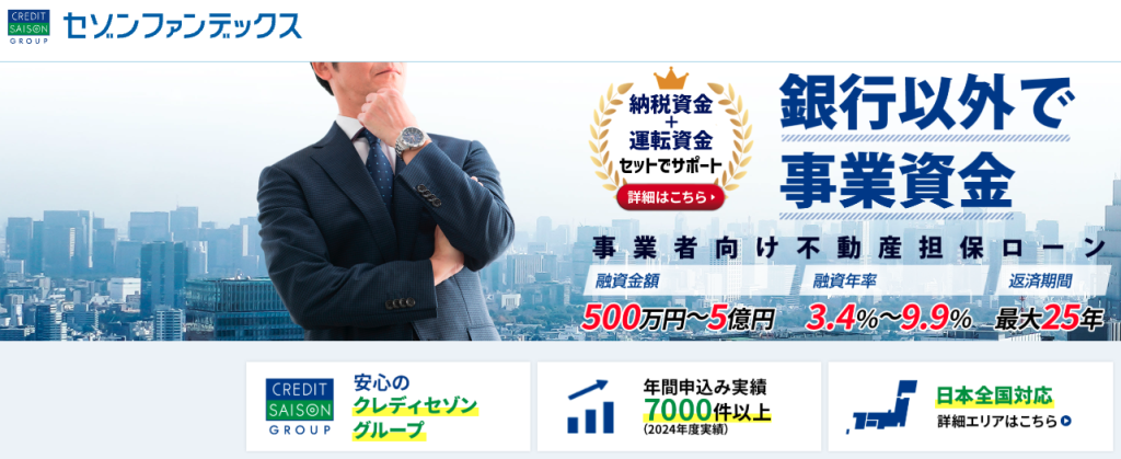 セゾンファンデックス不動産担保ローンLP